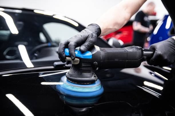 Machine polish — black paint